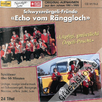 Echo vom Ränggloch - Lüpfigi, gmüetlichi Örgeli-Poscht (CD01752)