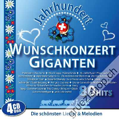 Diverse - Wunschkonzert Giganten - Die schönsten Lieder & Melodien - 80 Hits (CD88115)